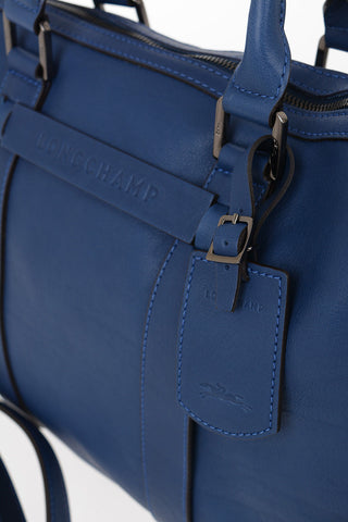 Leather Briefcase With Removable Shoulder Strap