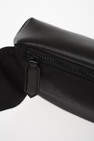 Bum bag ICON with leather details