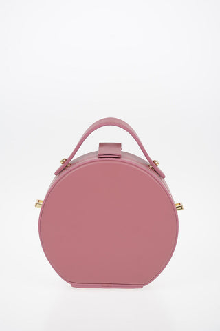 Leather TUNILLA MINI Bowler Bag with Removable Shoulder Strap