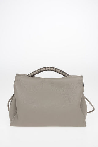 Leather Tote Bag IRIS With Removable Shoulder Strap