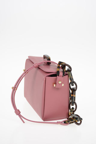 Leather CEREA MINI Shoulder Bag with Magnetic Closure
