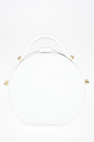 Leather TUNILLA MINI Bowler Bag with Removable Shoulder Strap