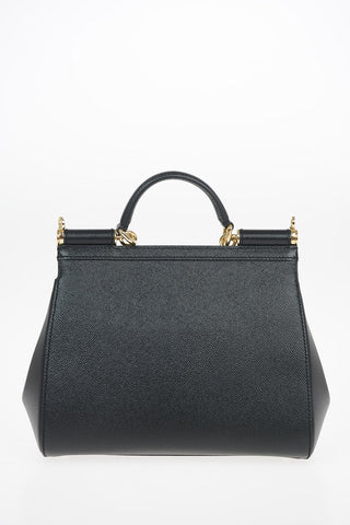 Leather SICILY handle Bag