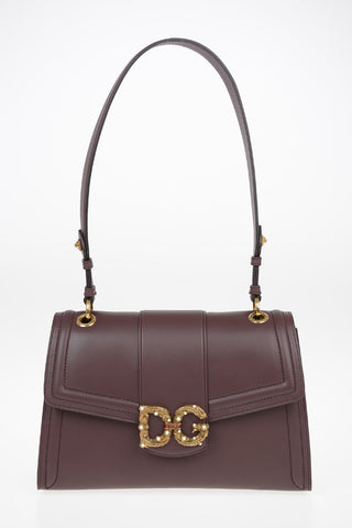 Leather “DG AMORE” Shoulder bag