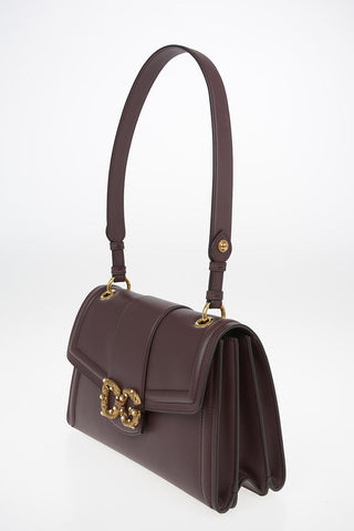 Leather “DG AMORE” Shoulder bag
