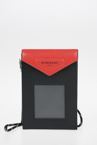 Leather Neck window Pouch
