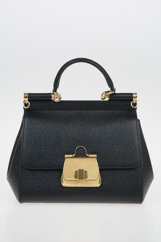 Leather SICILY handle Bag