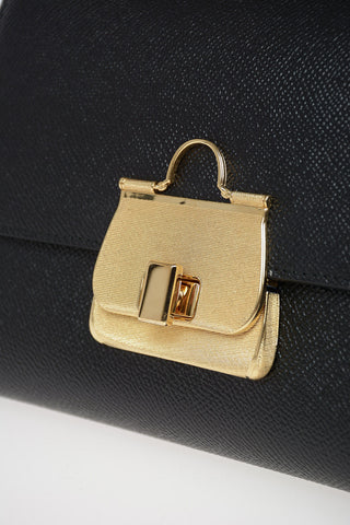 Leather SICILY handle Bag