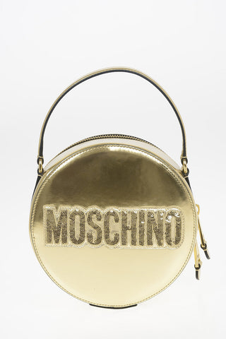 Toy clock Handbag in leather