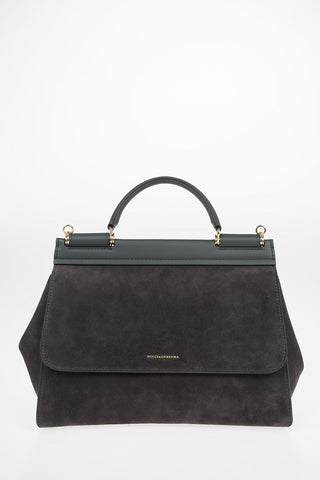 Suede SICILY Top Handle Bag