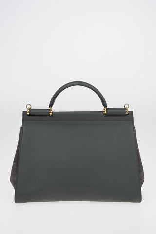 Suede SICILY Top Handle Bag