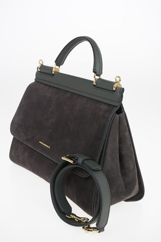 Suede SICILY Top Handle Bag