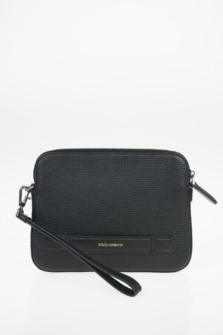 Leather Wristlet Bag
