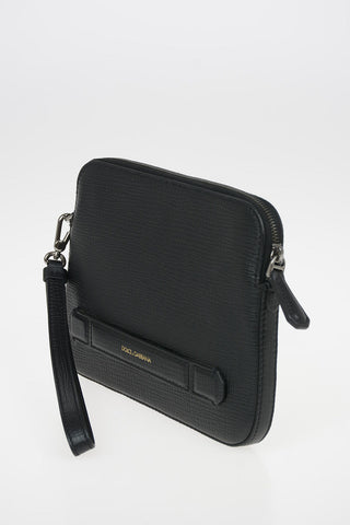 Leather Wristlet Bag