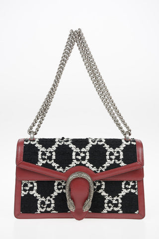 Leather and Cotton DIONYSUS Shoulder bag