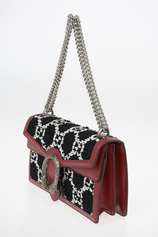 Leather and Cotton DIONYSUS Shoulder bag