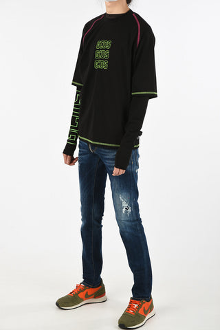 T-shirt DOUBLE STROKE Stampata