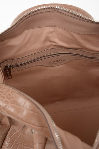 Borsa Bauletto LUXURY in Pelle Stampata Con Tracolla Removibile  