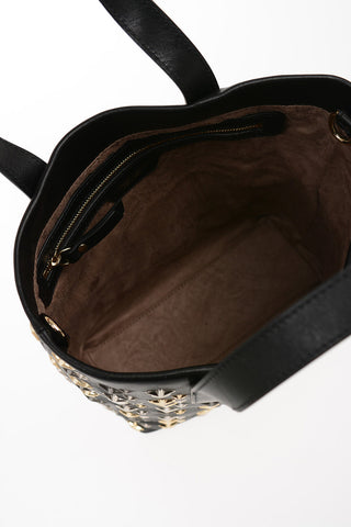 Leather Star Stutted SOFIA Tote Bag