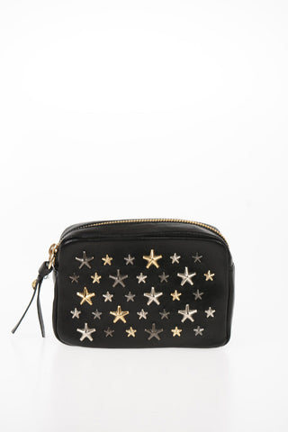 Leather CAPELLA Necessaire with metal stars
