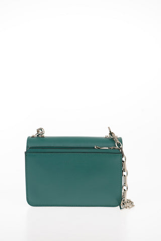 Leather Mini HAVA Shoulder Bag with Outer Pocket