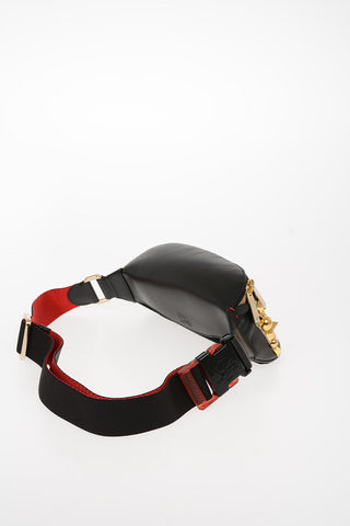 Leather MARIE JANE Belt Bag with Studs Applied
