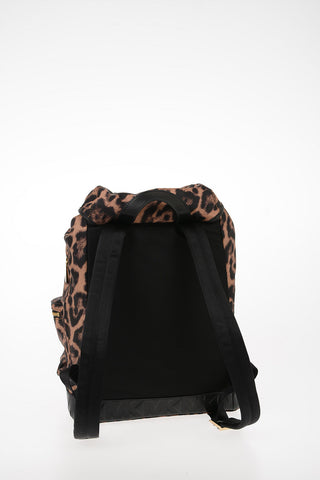 Animal Printed Fabric Multi-pocket PERRY Backpack