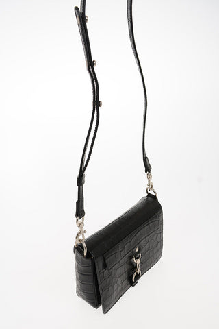 Croco printed leather Mini Bag
