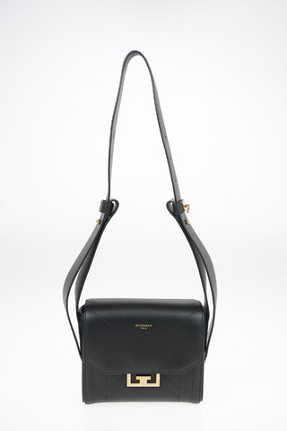 Leather Mini EDEN Shoulder Bag with Brass Details