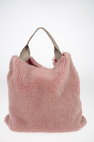 Shearling Shoulder Bag