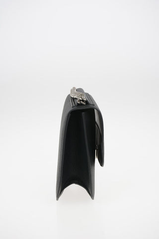 Leather Saddle Bag with Shoulder Chain
