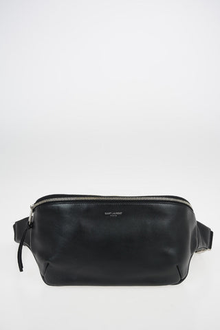 Leather Bum Bag With Adjustable Belt