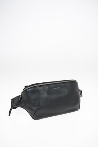 Leather Bum Bag With Adjustable Belt