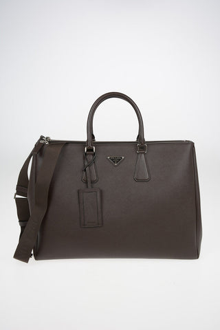 Saffiano Leather Maxi TRAVEL Tote Bag With Removable Shoulder Strap