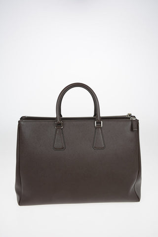 Saffiano Leather Maxi TRAVEL Tote Bag With Removable Shoulder Strap