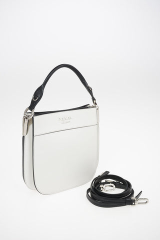 Leather CITY Bucket Bag with Removable Shoulder Strap
