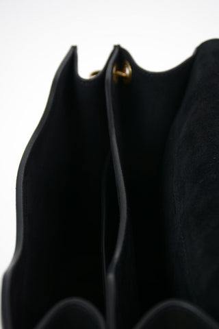 Leather Saddle Shoulder Bag