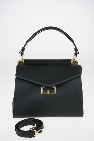 Leather MYSTIC Top Handle Bag with Removable Shoulder Strap