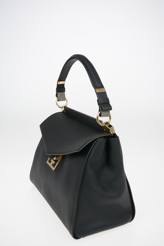 Leather MYSTIC Top Handle Bag with Removable Shoulder Strap