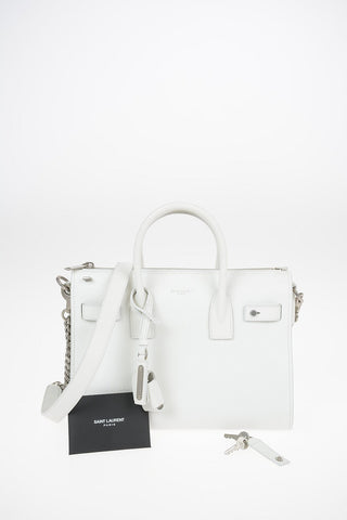 Textured Leather Shoulder Bag With Removable Shoulder Chain