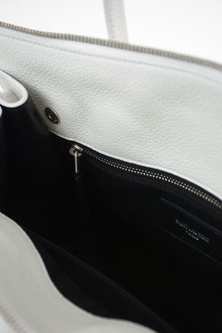 Textured Leather Shoulder Bag With Removable Shoulder Chain