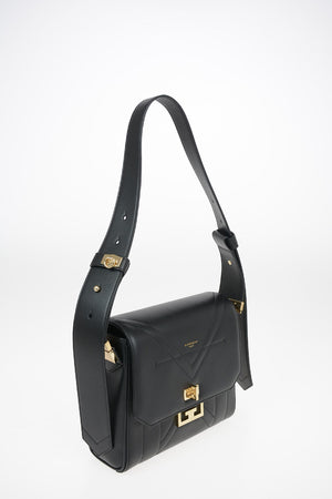 Leather EDEN Shoulder Bag with Brass Details
