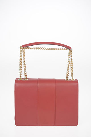 Leather DG MILLENIALS Shoulder Bag with Adjustable Shoulder Chain