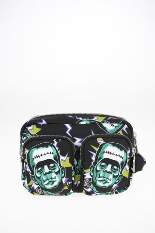 FRANKENSTEIN Printed Fabric Bag with Removable Shoulder Strap