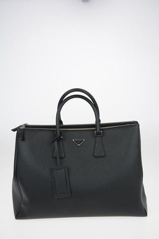 Saffiano Leather Maxi TRAVEL Tote Bag With Removable Shoulder Strap