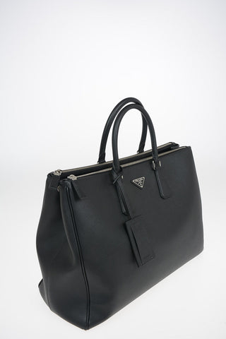 Saffiano Leather Maxi TRAVEL Tote Bag With Removable Shoulder Strap
