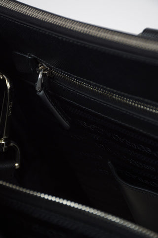 Saffiano Leather Maxi TRAVEL Tote Bag With Removable Shoulder Strap