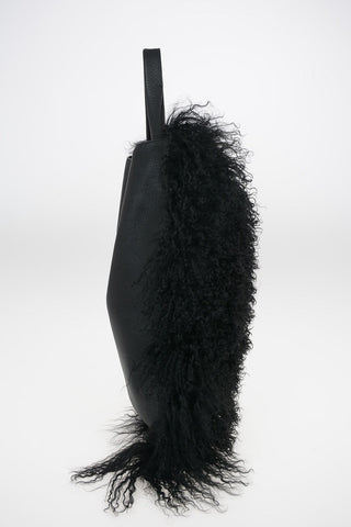 Shearling Maxi Shoulder Bag