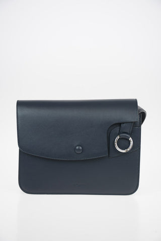 Leather Top Handle Bag With Removable Shoulder Strap