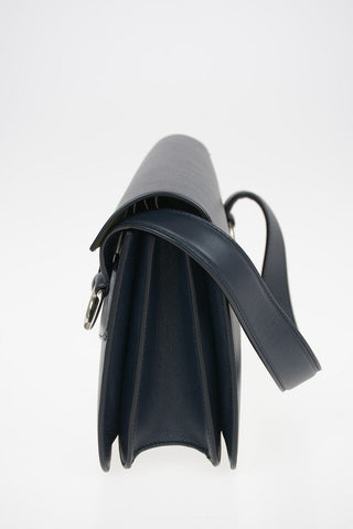 Leather Top Handle Bag With Removable Shoulder Strap